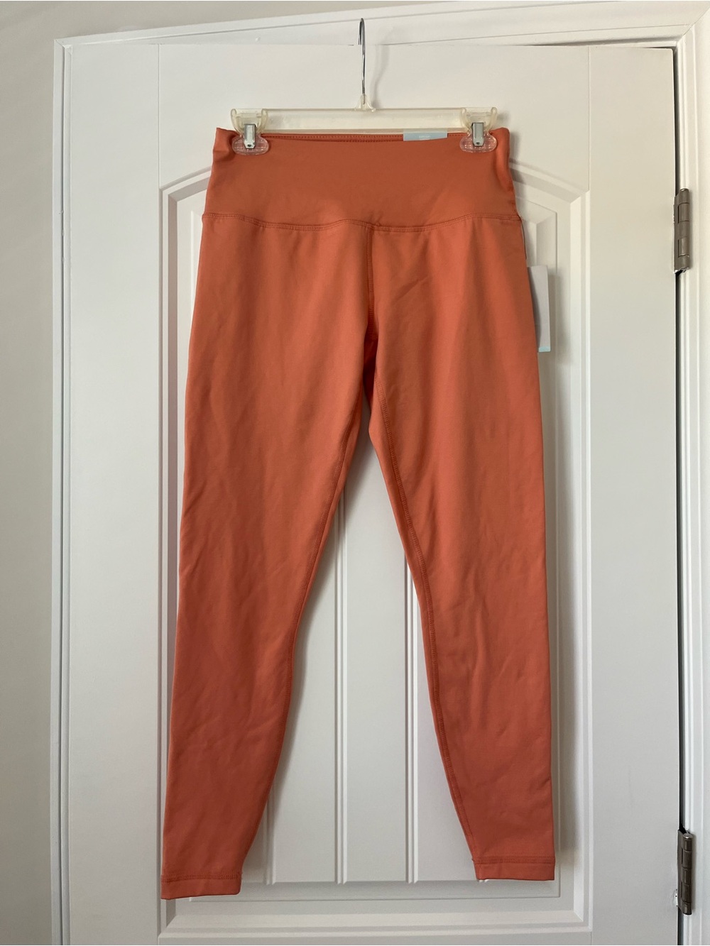 ZELOS Women's Terracotta Orange Performance Leggings